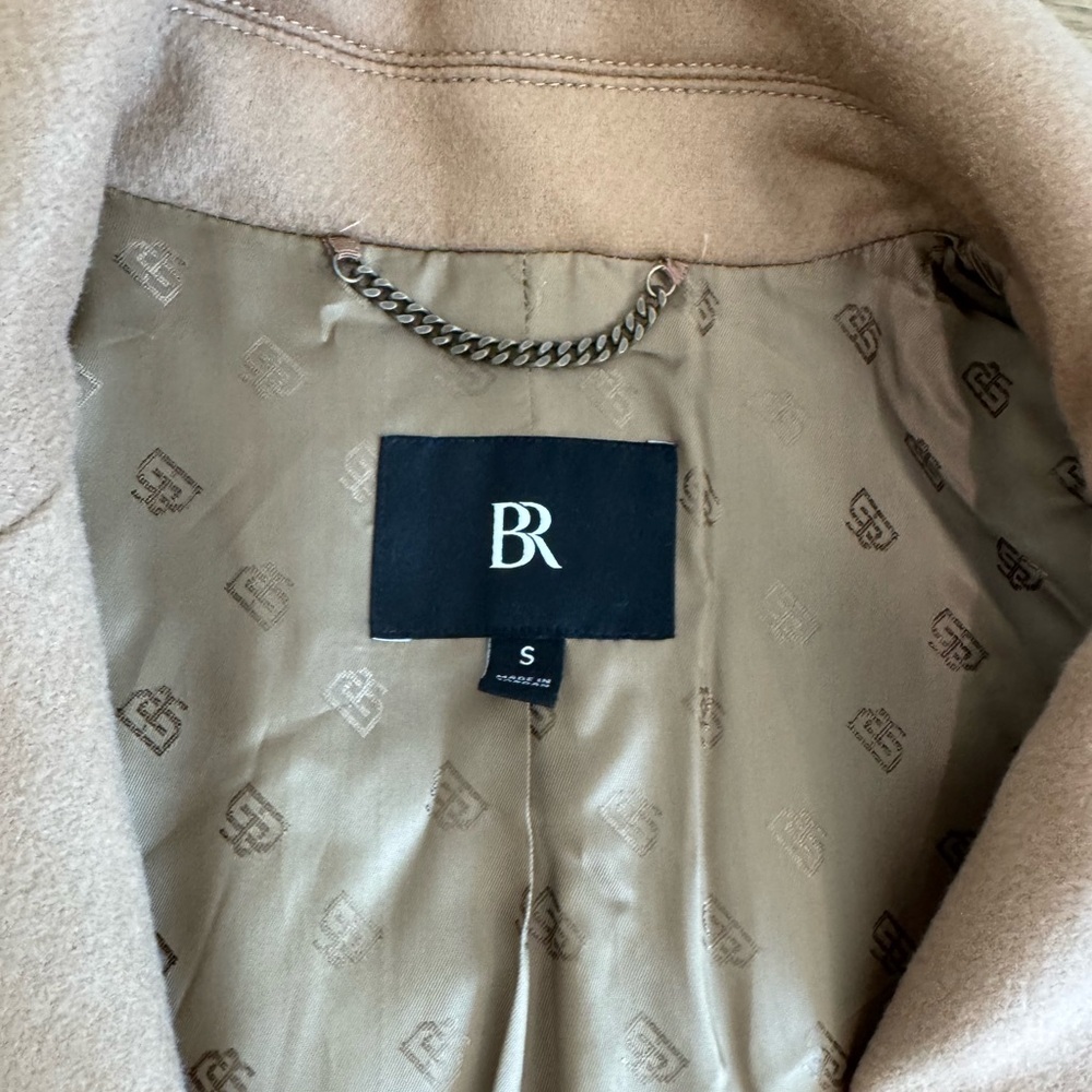 Banana Republic Camel Wool Cashmere Blend Wrap Camel Coat - Picture 10 of 12